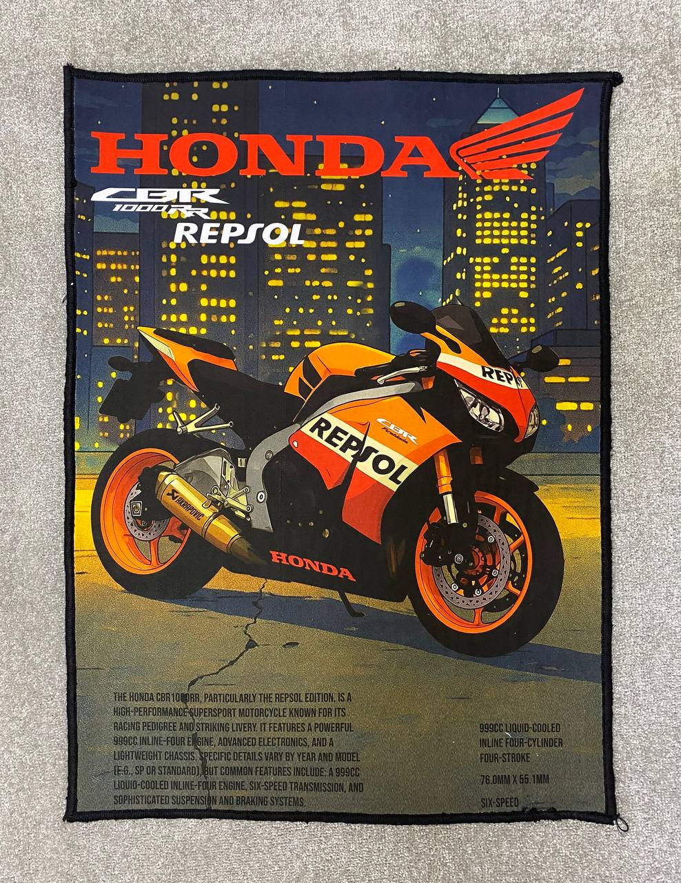 فرش موتور طرح repsol 1000