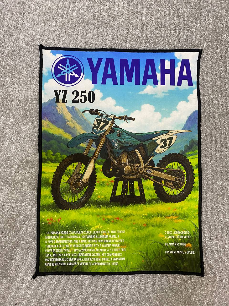 فرش طرح موتور yamaha yz 250