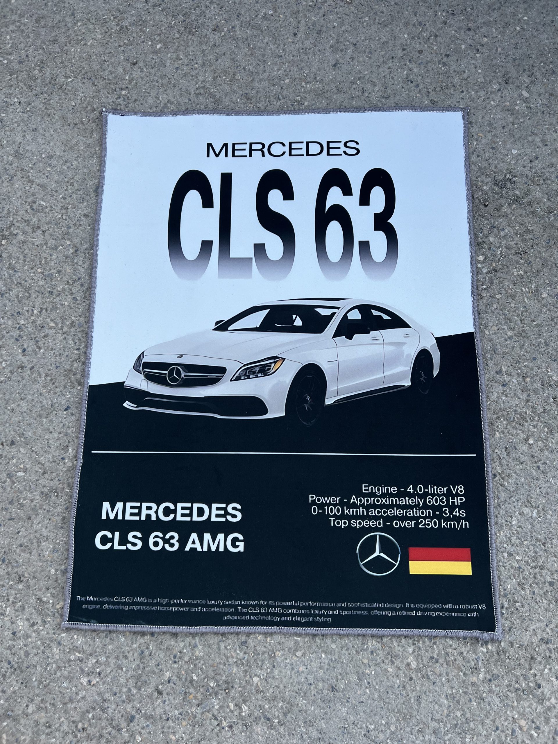 راگ ماشین طرح cls63