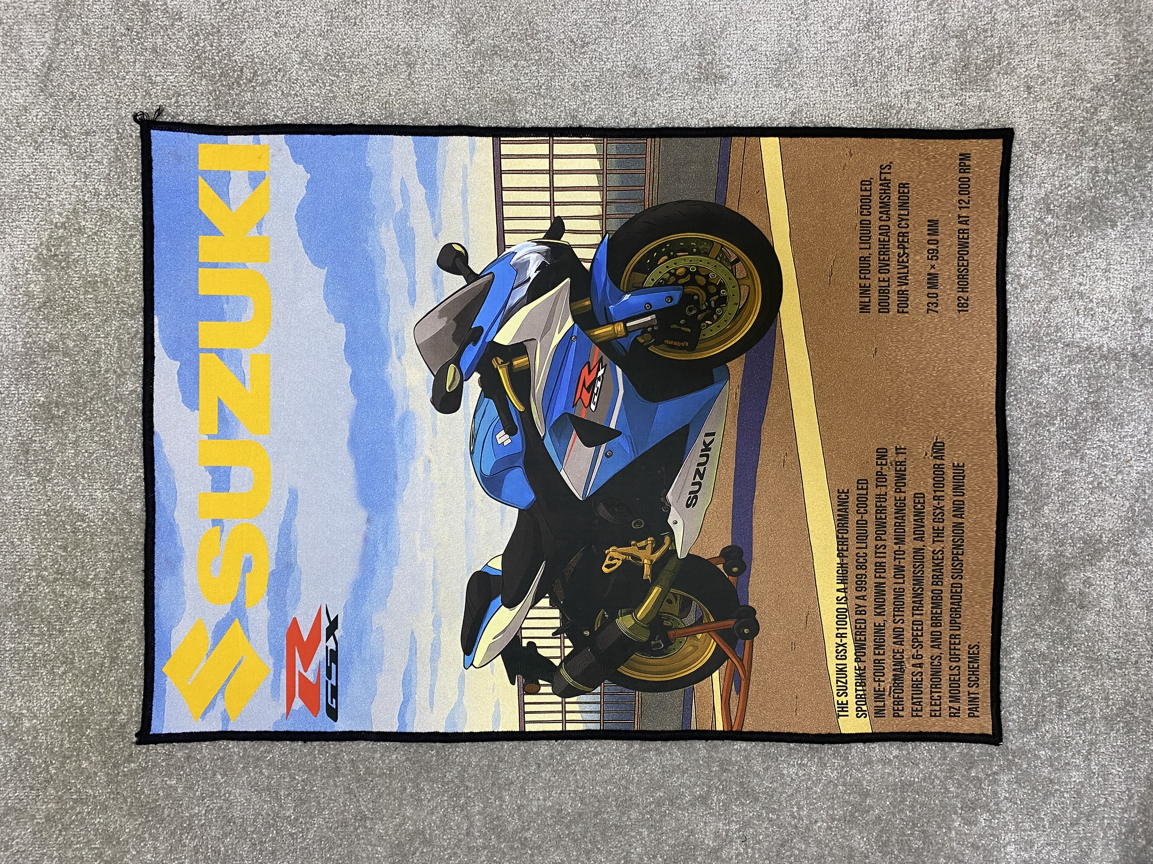 فرش موتور طرح Suzuki gsxr 1000