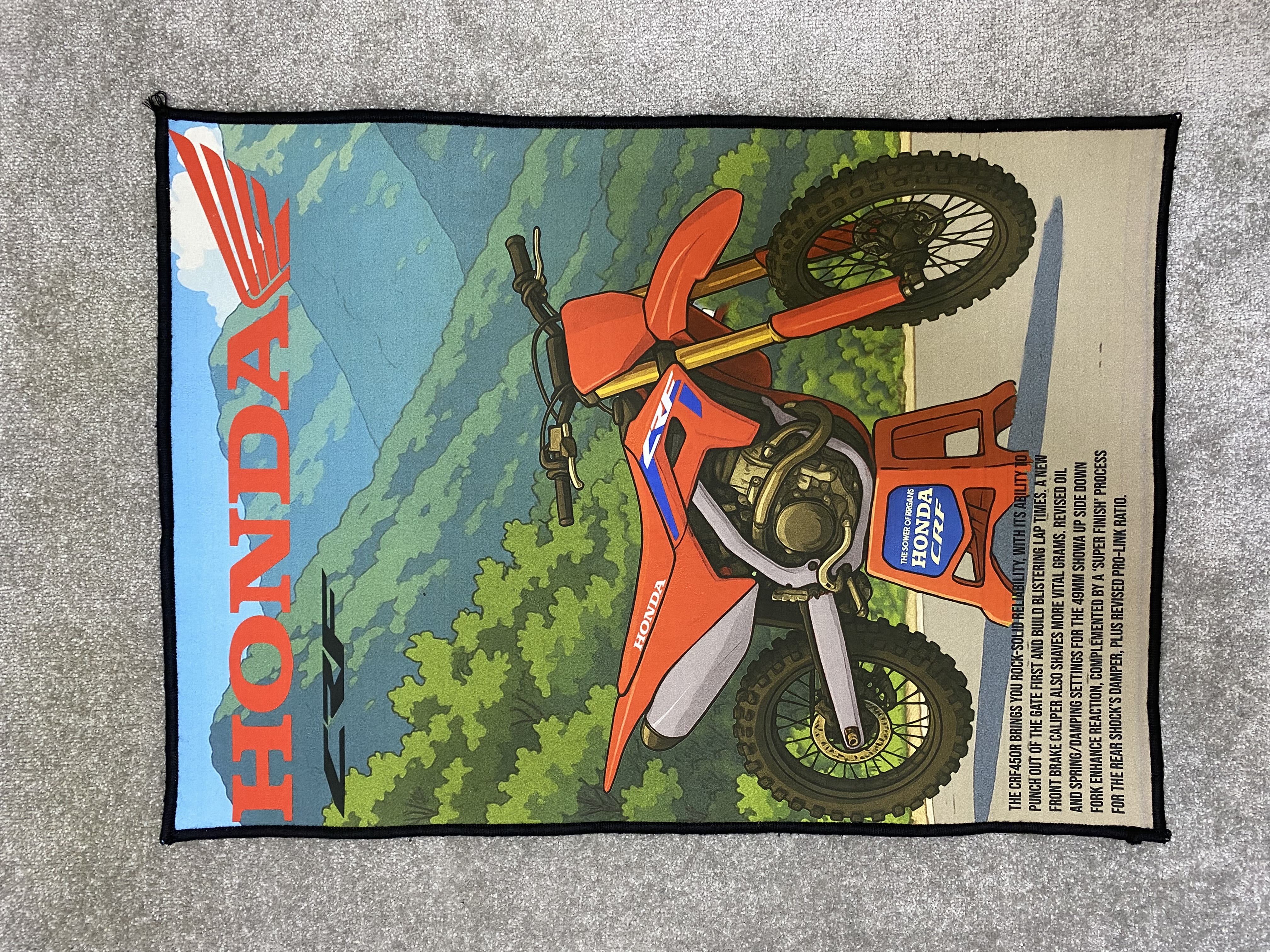 فرش موتور طرح honda crf 450